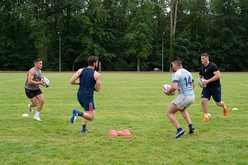 Du 28 juin 2021 au 02 jullet 2021, l'équipe militaire de France de Rugby à 7 (France Sevens Militaire) s'entraîne sur le site du Centre National des Sports de la Défense (CNSD).