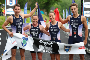 La France s’impose au 24e championnat du monde militaire de triathlon à Brive-la-Gaillarde