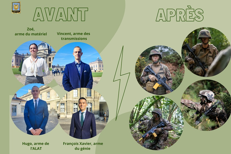 Quatre jeunes ont choisi de s’engager pour servir leur pays : François Xavier, Hugo, Vincent et Zoé