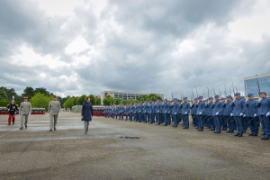                                      A l&#039;occasion de la cérémonie militaire, la ministre des Armées a officialisé la création de l&#039;école.